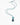 Katerina Psoma Murano Amphora glass cord pendant in blue green colors