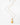 Katerina Psoma Murano Amphora glass cord pendant in pink yellow colors