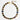 Katerina Psoma short necklace with coloured crystals