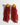 Katerina Psoma Red dangle earrings with tassels