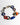 Katerina Psoma Colorful short necklace with geometric links