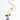Katerina Psoma Ruby Pendant Necklace with puprle carved agate and other charms