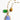 Katerina Psoma Ruby Pendant Necklace with blue carved agate and other charms