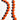 Katerina Psoma Coral Necklace gold plated closure