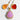 Katerina Psoma Ruby Pendant Necklace with puprle carved agate and other charms