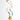 Katerina Psoma Orange Murano Short Necklace with semiprecious stones