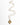 Katerina Psoma gold plated long chain necklace with a charm θα συμβει