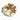 Katerina Psoma Flower gold plated metal Brooch