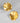 Katerina Psoma Flower Metal Clip Earrings