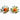 Katerina Psoma Flower Clip Earrings with sequins and beads handmade