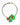 Katerina Psoma Cassia Green Flower Collar Necklace