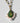 Katerina Psoma Albia Pendant with Green Crystals and Pearls