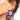 Katerina Psoma Zinnia Blue Flower Earrings