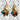 Katerina Psoma Amore Dangle Earrings with Various Stones