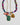 Katerina Psoma Short double row Necklace with colorful beads and charms