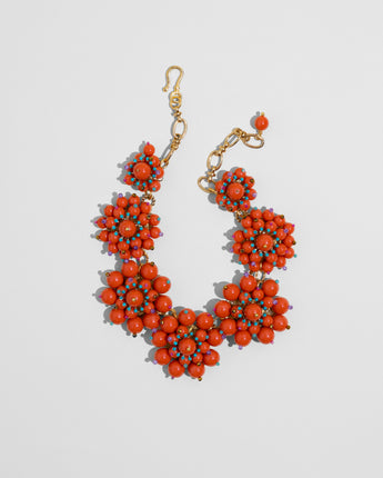 Katerina Psoma coral statement necklace