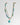Katerina Psoma White and Blue Short Necklace double row enamel heart