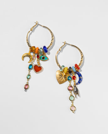 Katerina Psoma Daphne Mismatched Hoops
