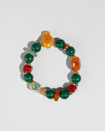 Katerina Psoma Malachite bracelet with beads