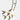 Katerina Psoma Beige Murano Coral Chain Pendant Necklace gold plated chain