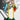 Katerina Psoma Lucy Green and yellow dangle Earrings