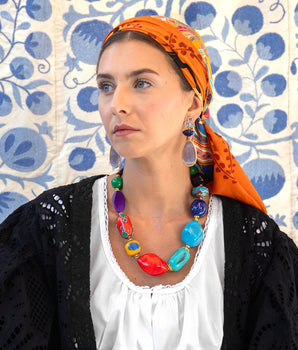 Eleanor Grey Dangle Earrings
