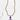 Katerina Psoma Purple and Yellow pendant Necklace on gold plated chain