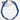 Katerina Psoma Evil Eye Blue Short Necklace
