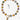 Katerina Psoma gold plated metal short necklace with semi precious stones