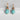 Katerina Psoma Julietta Turquoise Hoops