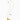 Katerina Psoma gold plated 925 silver chain pendant with an enamel animal pendant and amethyst