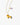 Katerina Psoma gold plated 925 silver chain pendant with an enamel animal pendant and amethyst