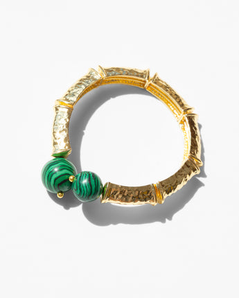 Katerina Psoma Danai Green Gold Plated Bracelet