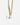 Katerina Psoma gold plated Chain necklace with a carved crystal quartz bottle pendant