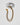 katerina psoma gold plated 3 row necklace with a metal rose clasp