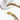 katerina psoma gold plated 3 row necklace with a metal rose clasp