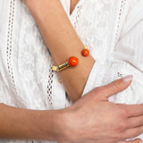 Katerina Psoma Danai Coral Gold Plated Bracelet