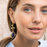 Katerina Psoma Lapis Lazuli Dangle Earrings