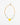 Katerina Psoma Yellow heart necklace with colored agate stones