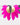 Katerina Psoma Artemis Fuchsia Feather and Gold Plated Metal Clip Earrings