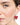 Katerina psoma evil eyes heart earrings red gold plated metal