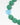 katerina Psoma short Necklace with green and blue agate heart