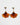Katerina Psoma Dangle earrings with turtle acrylics