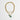 Katerina Psoma chain necklace with green agate bottle worn short or long