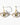 Katerina Psoma White Evil Eye Hoops