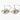 Katerina Psoma White Evil Eye Hoops