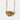 Katerina Psoma gold plated metal evil eye necklace mustard