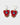 Katerina psoma evil eyes heart earrings gold plated silver and brass