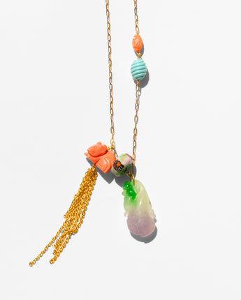 Katerina Psoma Jade Chain Necklace