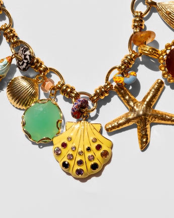 Katerina Psoma Short Chunky Necklace with Charms